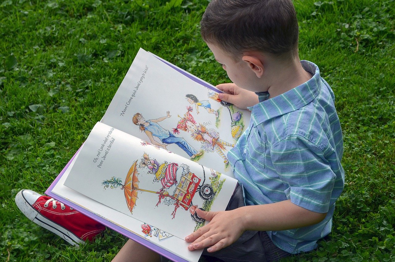 Children Learning Reading 