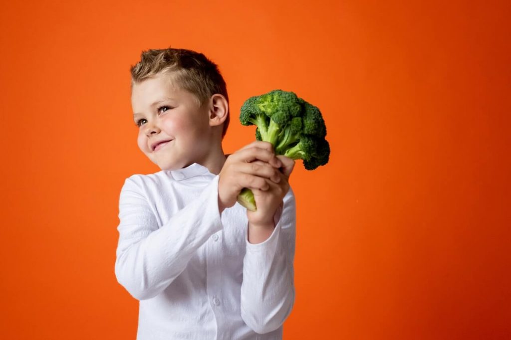 Spinach and broccoli